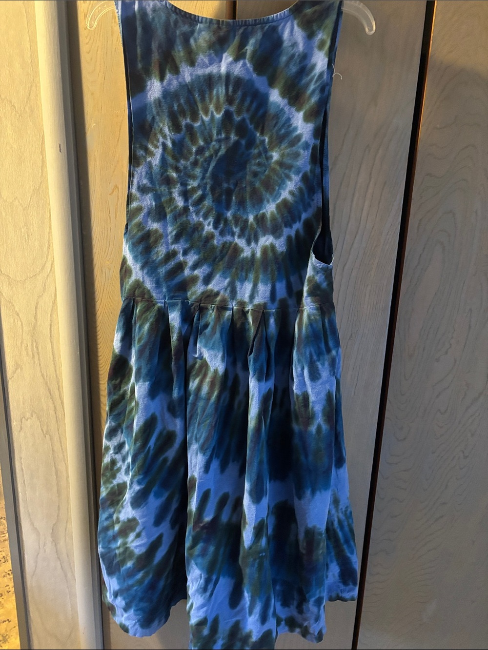 Vintage 90s Ms Paquette Tie Dye Jumper Dress Hippie Boho - Picture 4 of 4